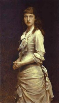 Ivan Nikolaevich Kramskoy : Portrait of Sophia Kramskaya the Artist's Daughter